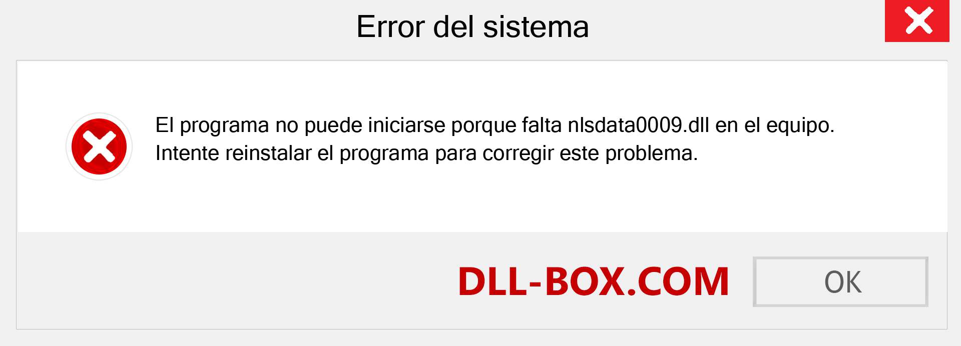 ¿Falta el archivo nlsdata0009.dll ?. Descargar para Windows 7, 8, 10 - Corregir nlsdata0009 dll Missing Error en Windows, fotos, imágenes